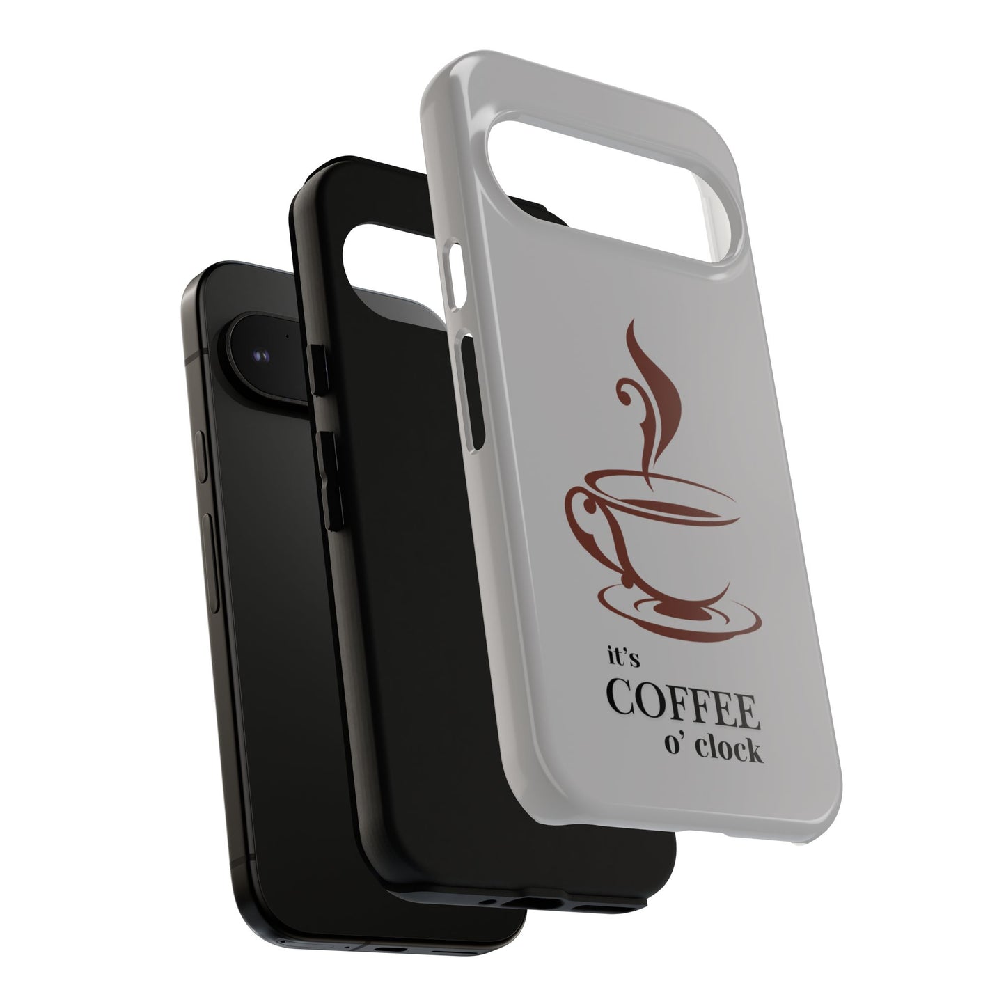 Coffee O'Clock Phone Case – Cute Coffee Cup Protective Phone Cover