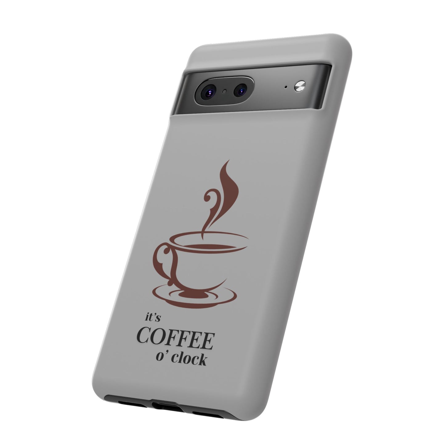 Coffee O'Clock Phone Case – Cute Coffee Cup Protective Phone Cover