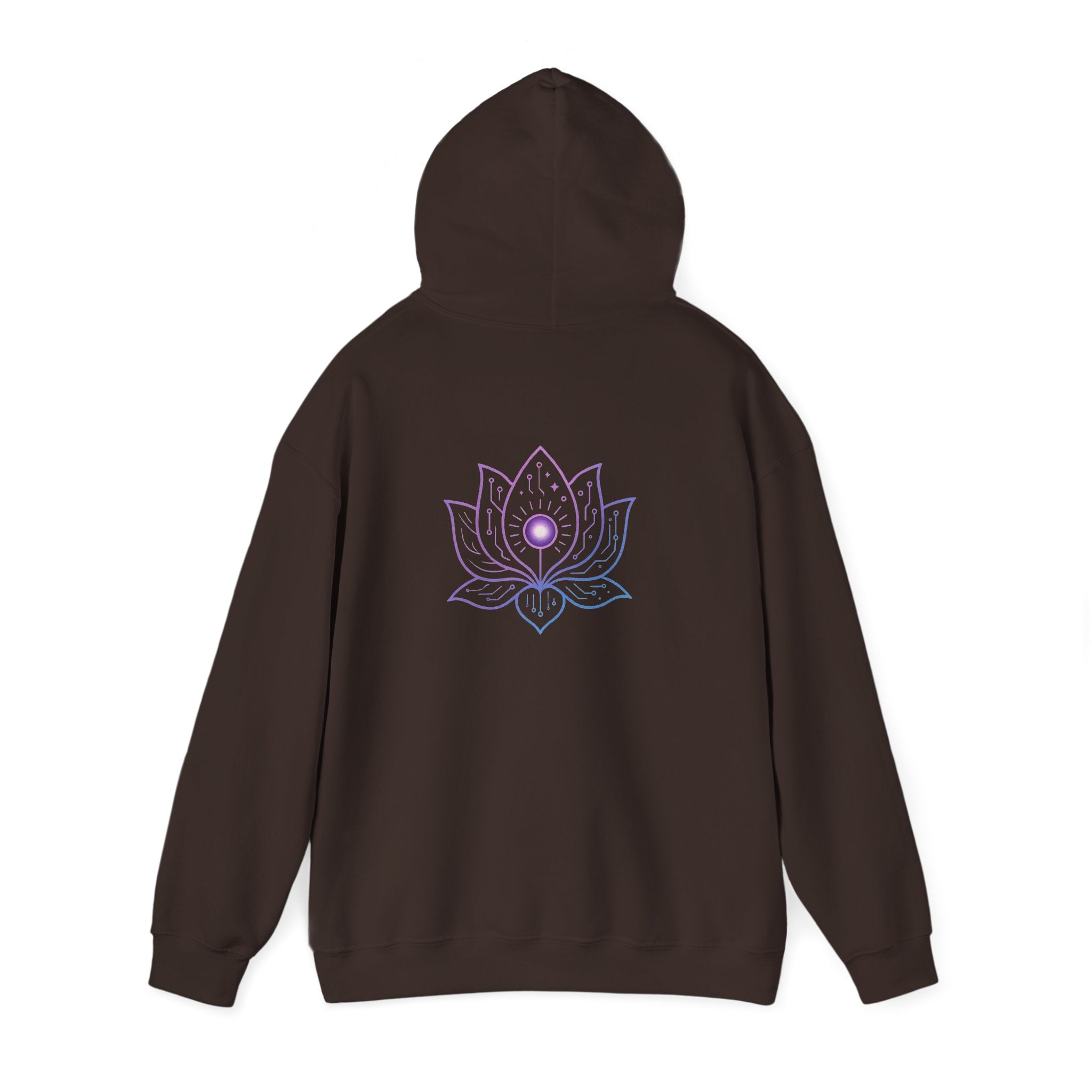 Lotus Flower Hoodie, Spiritual Sweatshirt, Yoga Gear, Meditation Apparel, Unisex Heavy Blend Hoodie, Gift for Him and Her