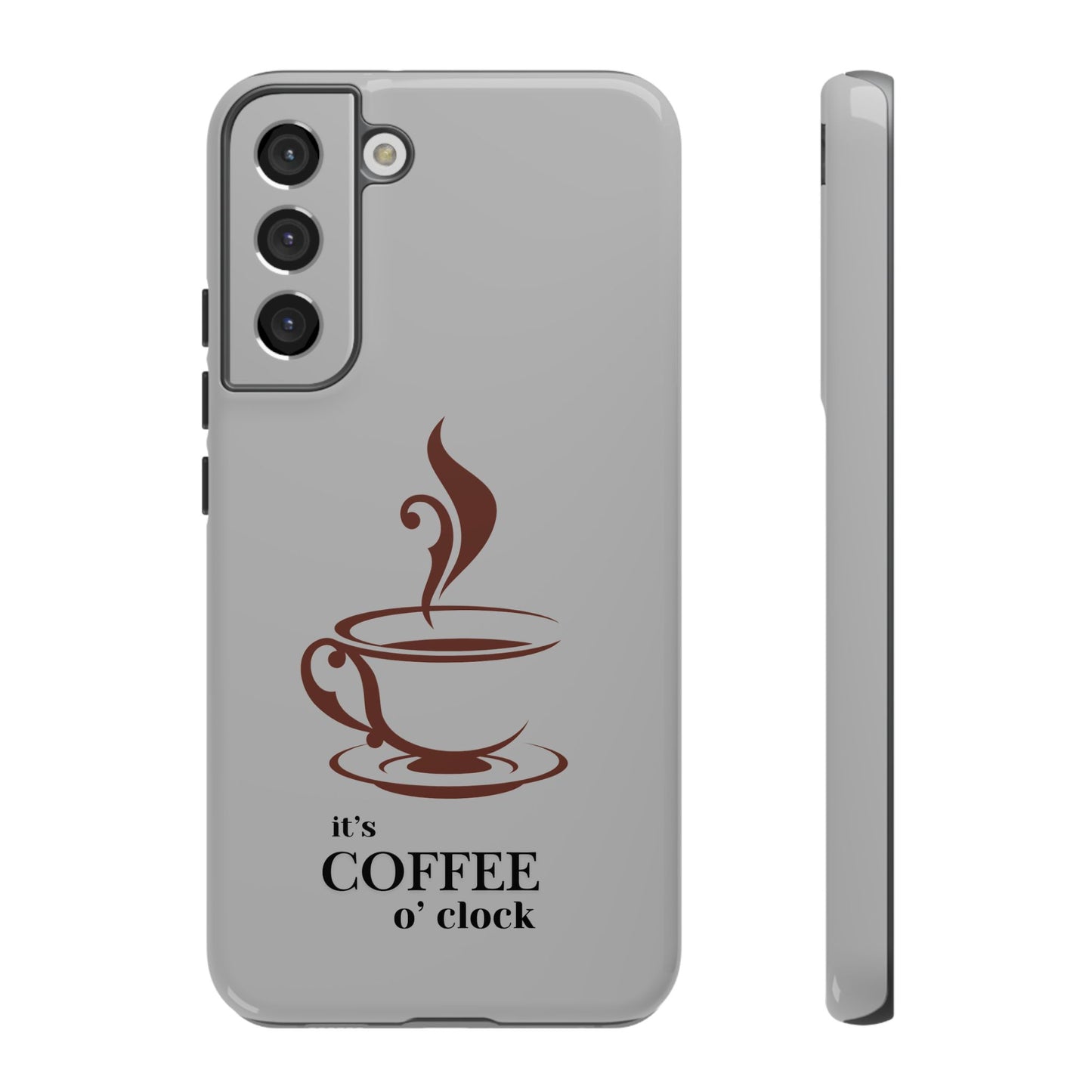 Coffee O'Clock Phone Case – Cute Coffee Cup Protective Phone Cover