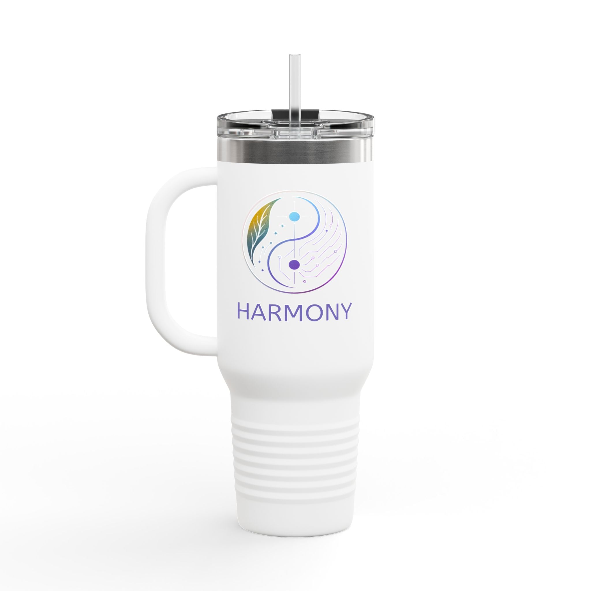 Harmony Insulated Travel Mug, 40oz – Perfect for Coffee Lovers, Eco-Friendly Drinkware, Yoga Gifts, Travel Companion, Outdoor Adventures