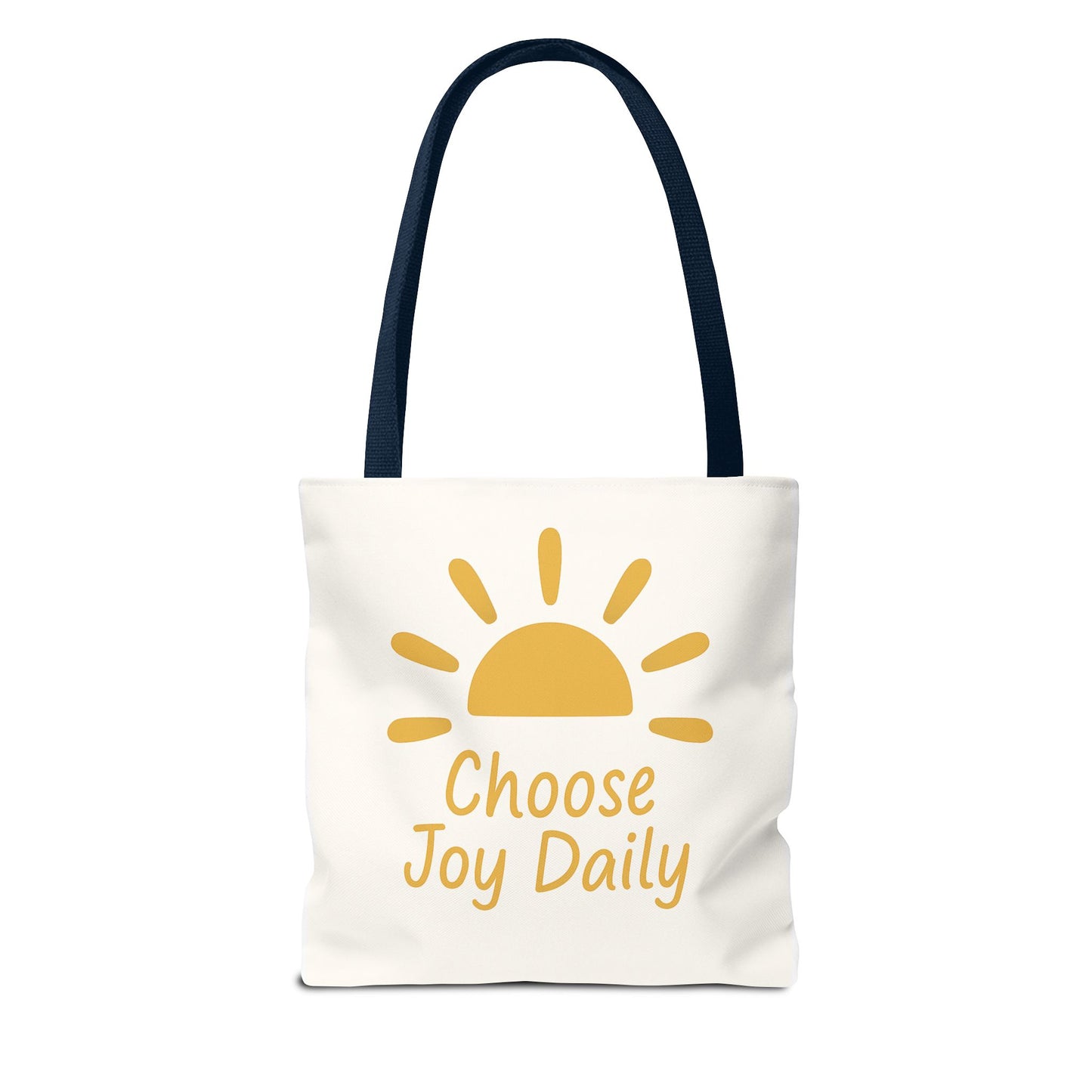 Choose Joy Daily Tote Bag — Sunny Inspirational Canvas Tote