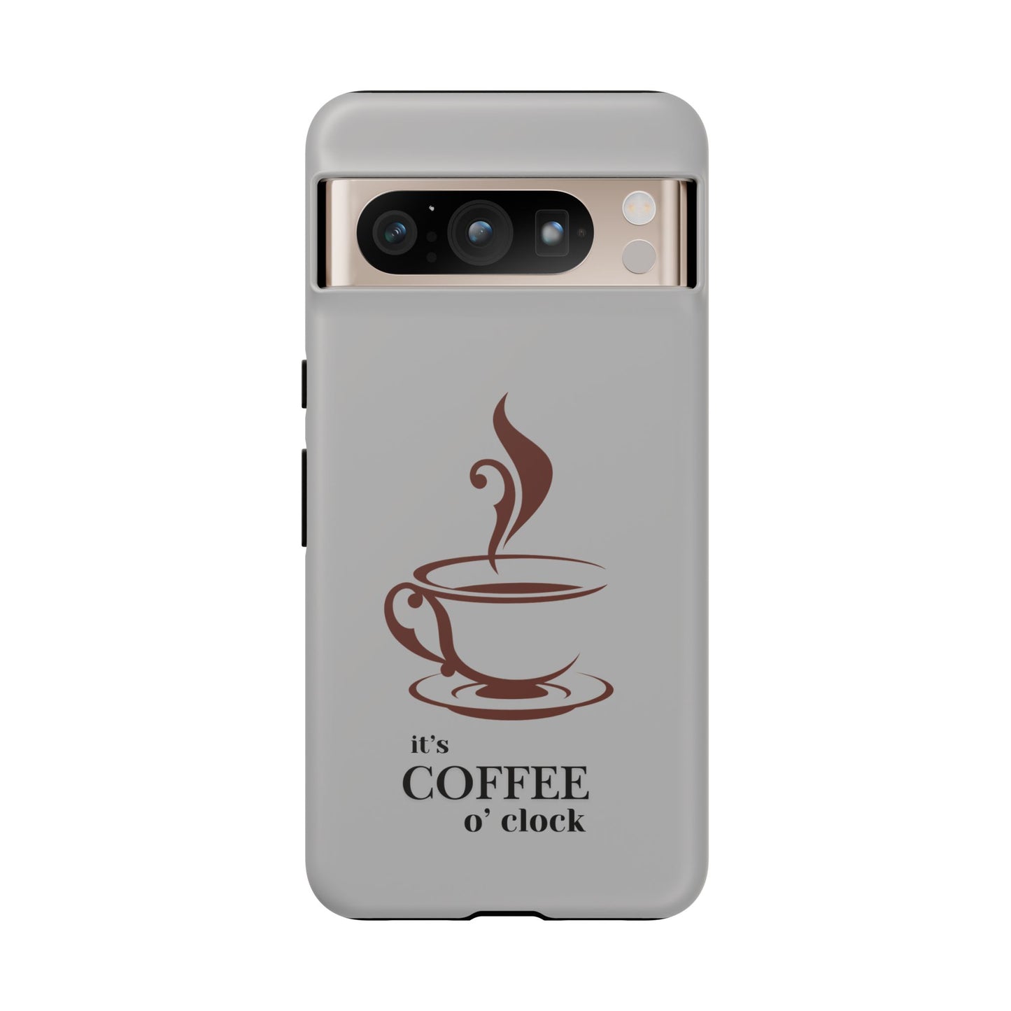 Coffee O'Clock Phone Case – Cute Coffee Cup Protective Phone Cover