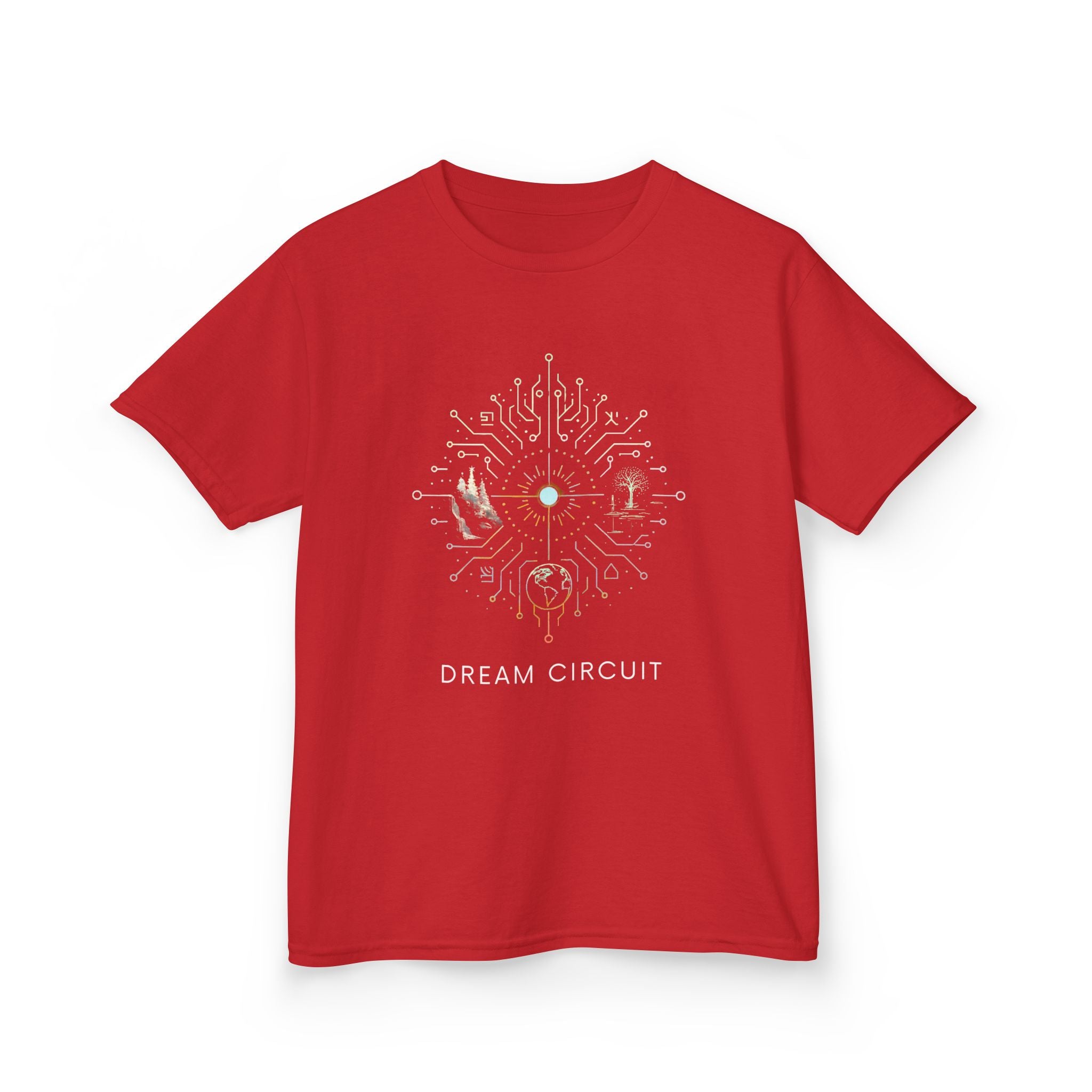 Dream Circuit Kids Tee - Cool Graphic T-Shirt for Creative Minds, Perfect for Birthdays, Everyday Wear, School Events, Gift Ideas
