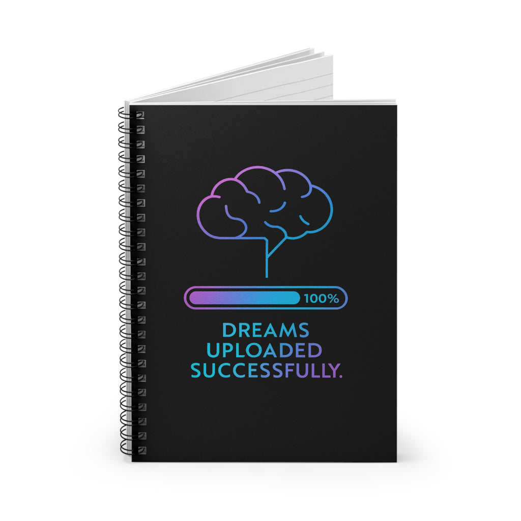 Inspirational Spiral Notebook - Dreams Uploaded Successfully - Motivational Journal for Students, Writers, and Creatives, Gift for [...]