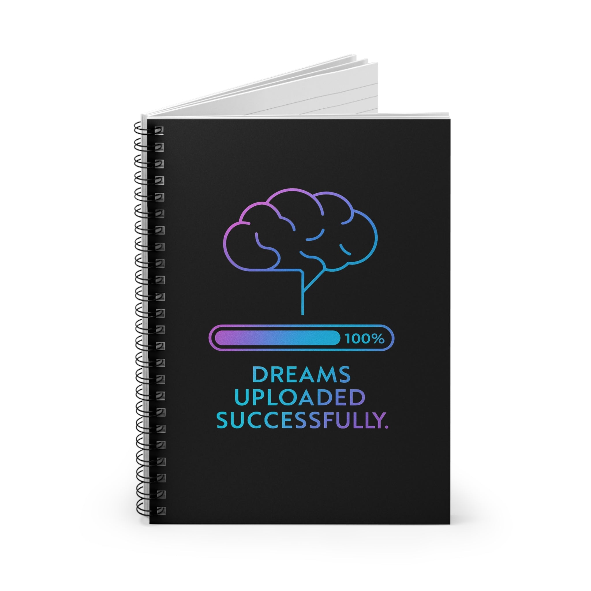 Inspirational Spiral Notebook - Dreams Uploaded Successfully - Motivational Journal for Students, Writers, and Creatives, Gift for [...]