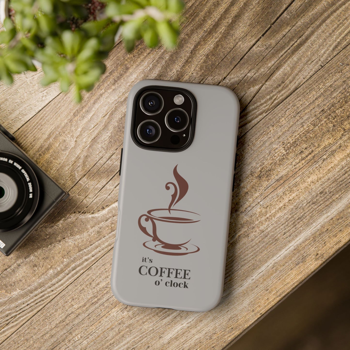 Coffee O'Clock Phone Case – Cute Coffee Cup Protective Phone Cover