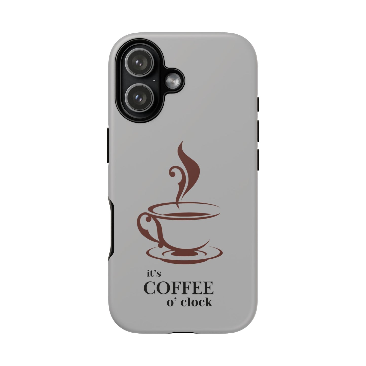 Coffee O'Clock Phone Case – Cute Coffee Cup Protective Phone Cover