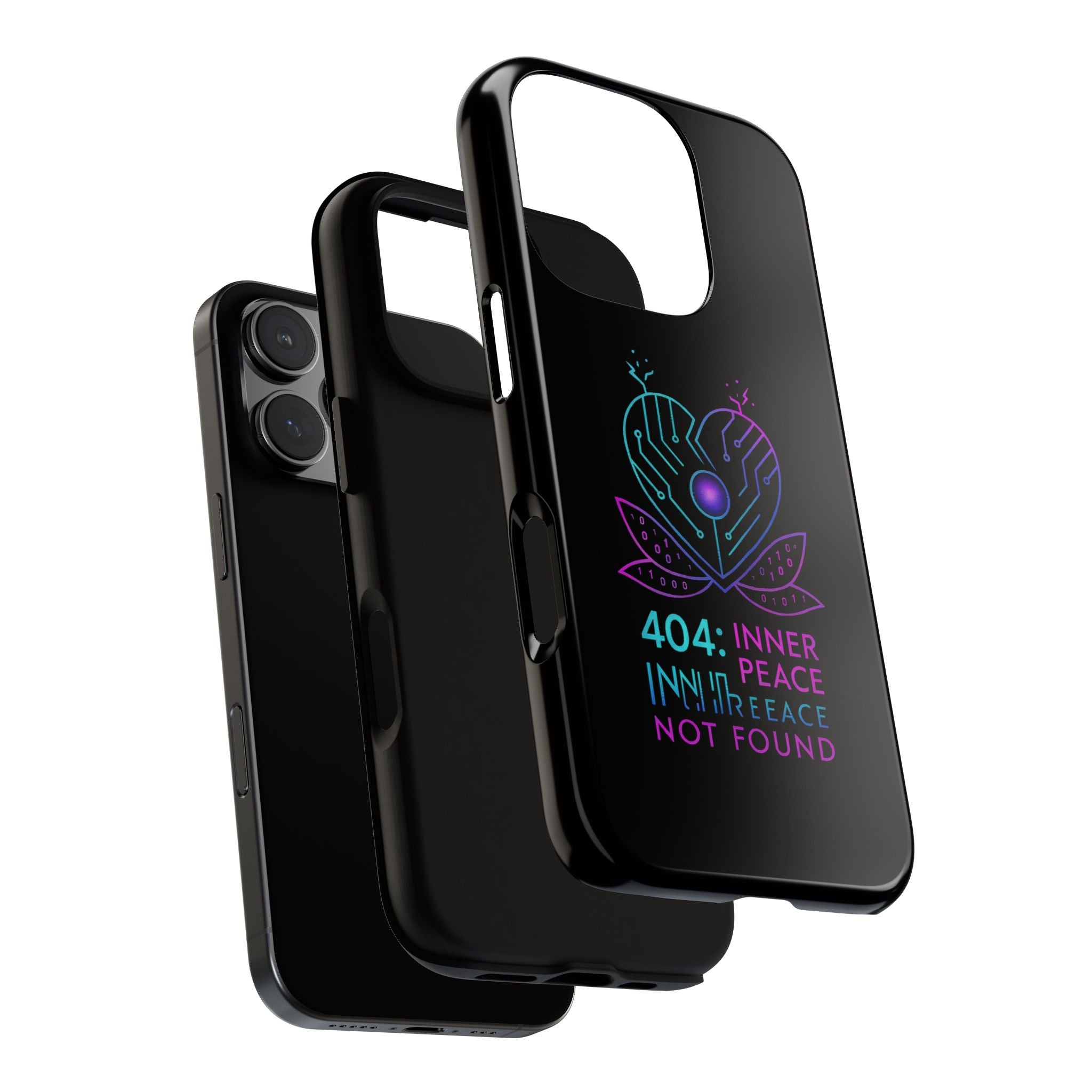 404 Inner Peace Phone Case | Tough Cases, Tech Accessories, Gift for Her, Cool Phone Cover, Unique Smartphone Case