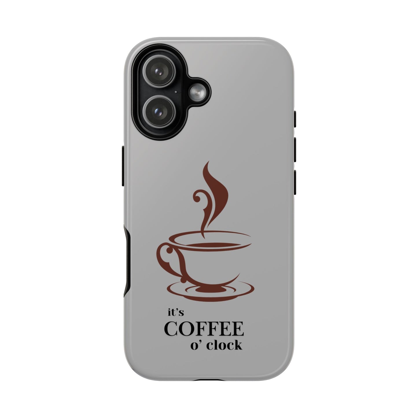 Coffee O'Clock Phone Case – Cute Coffee Cup Protective Phone Cover