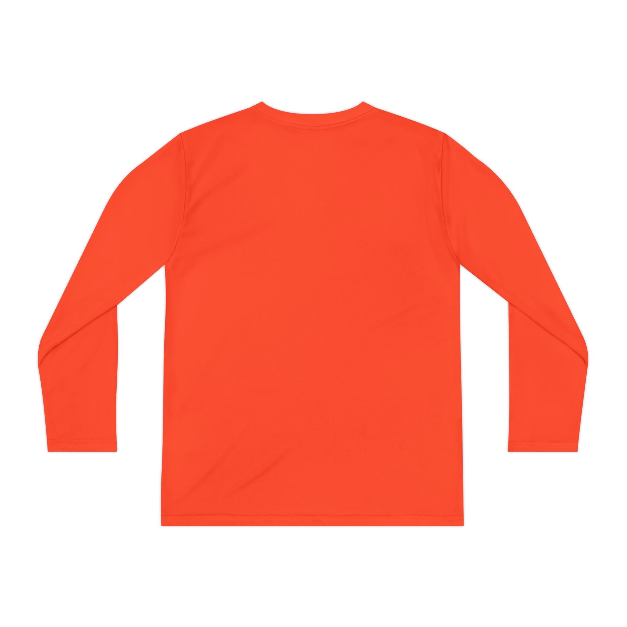 Youth Motivational Long Sleeve Tee - Vibrant Orange "Existence, How Striving Defines Me", Gift for Kids, Sportswear, Everyday Wear, [...]