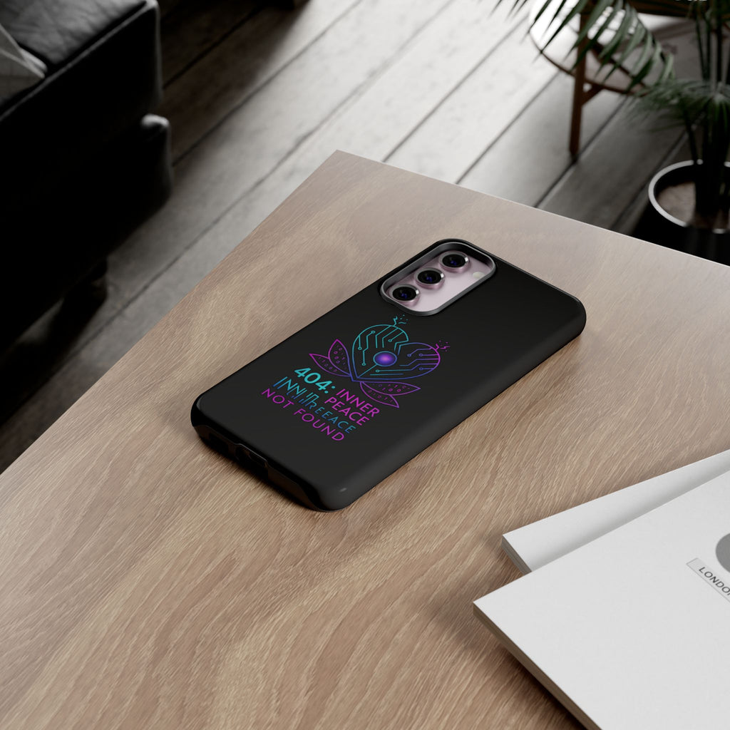 404 Inner Peace Phone Case | Tough Cases, Tech Accessories, Gift for Her, Cool Phone Cover, Unique Smartphone Case