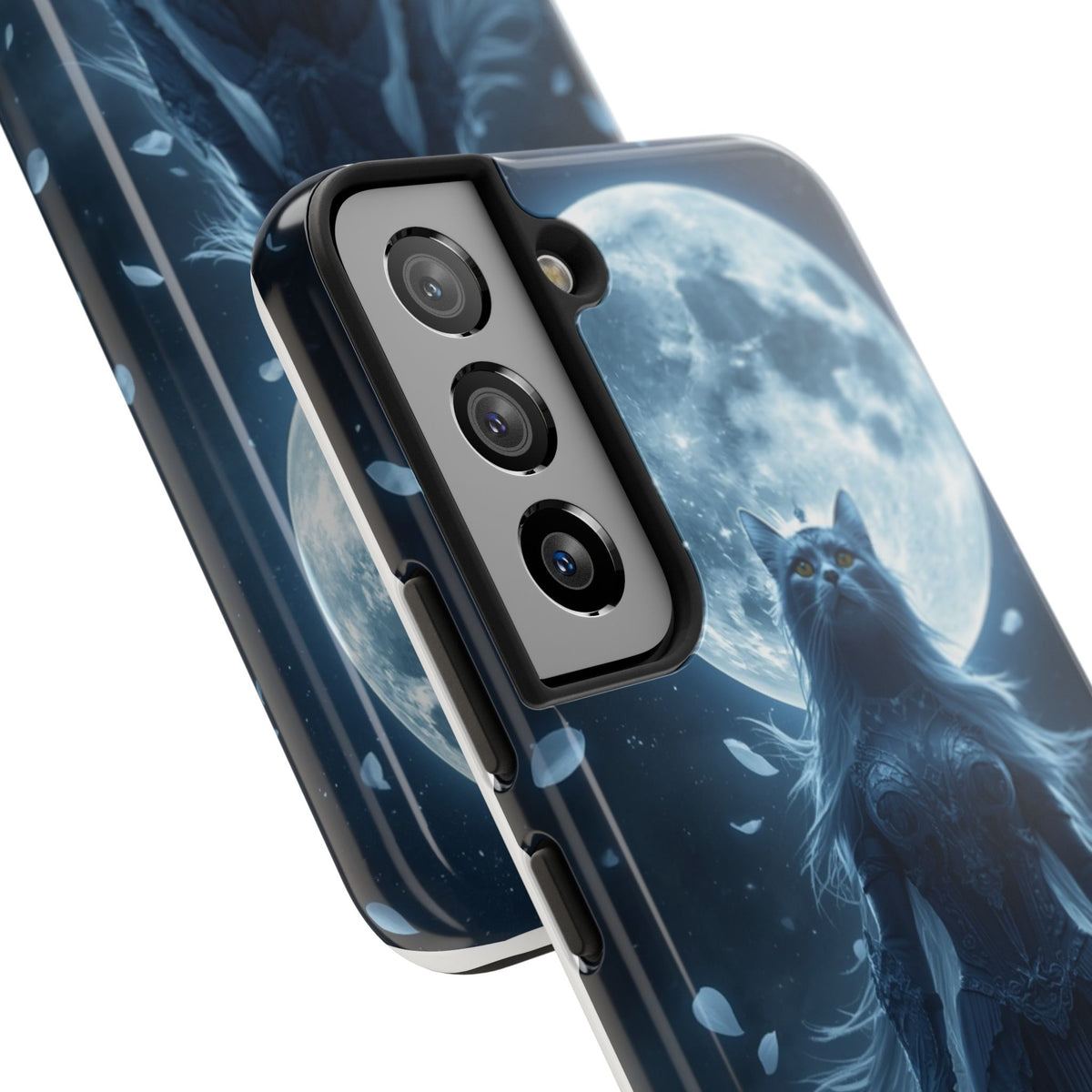 Moonlit Cat Goddess Phone Case