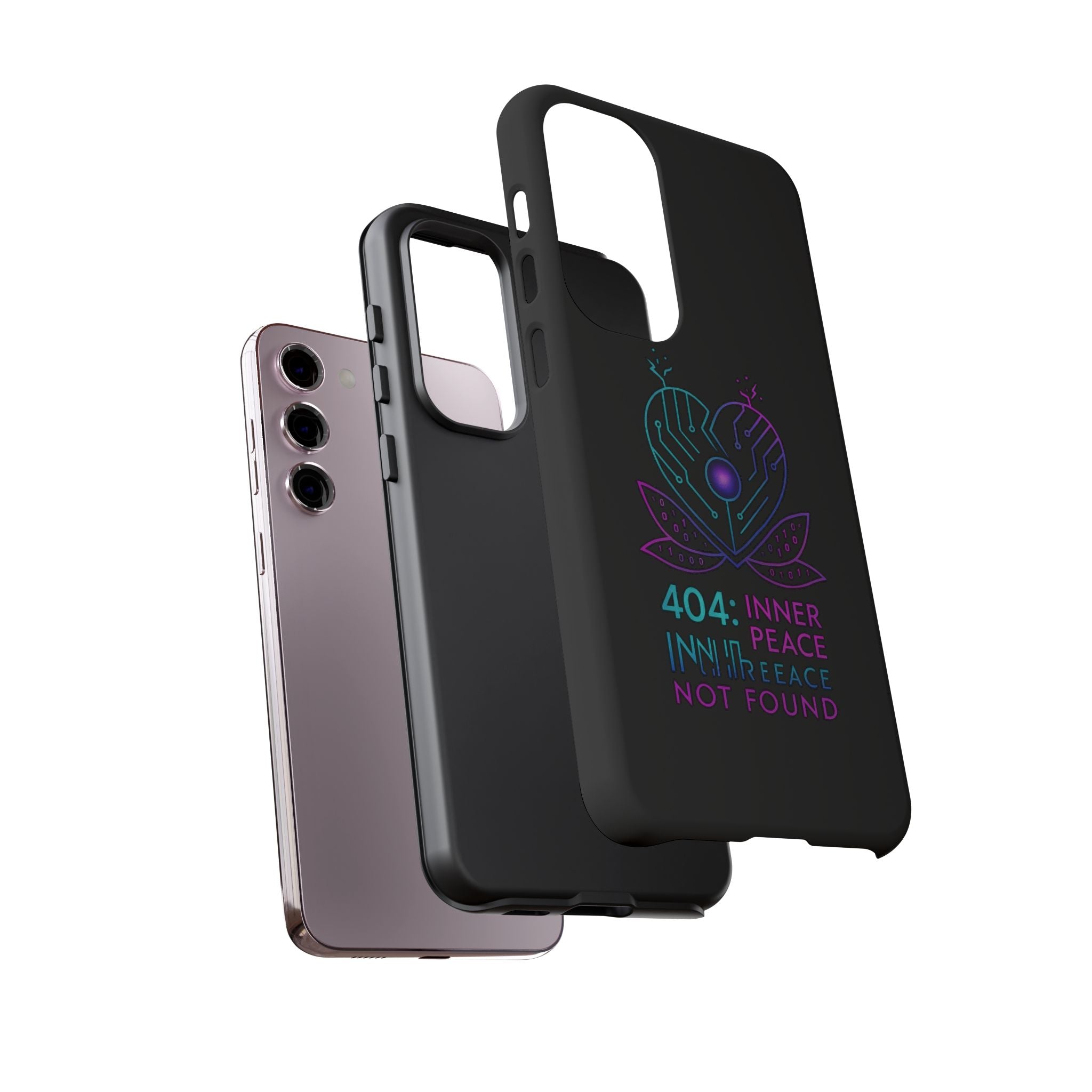 404 Inner Peace Phone Case | Tough Cases, Tech Accessories, Gift for Her, Cool Phone Cover, Unique Smartphone Case