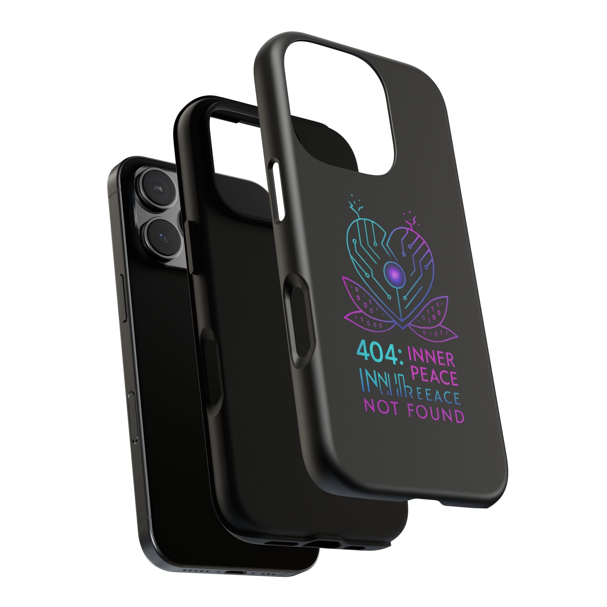 404 Inner Peace Phone Case | Tough Cases, Tech Accessories, Gift for Her, Cool Phone Cover, Unique Smartphone Case