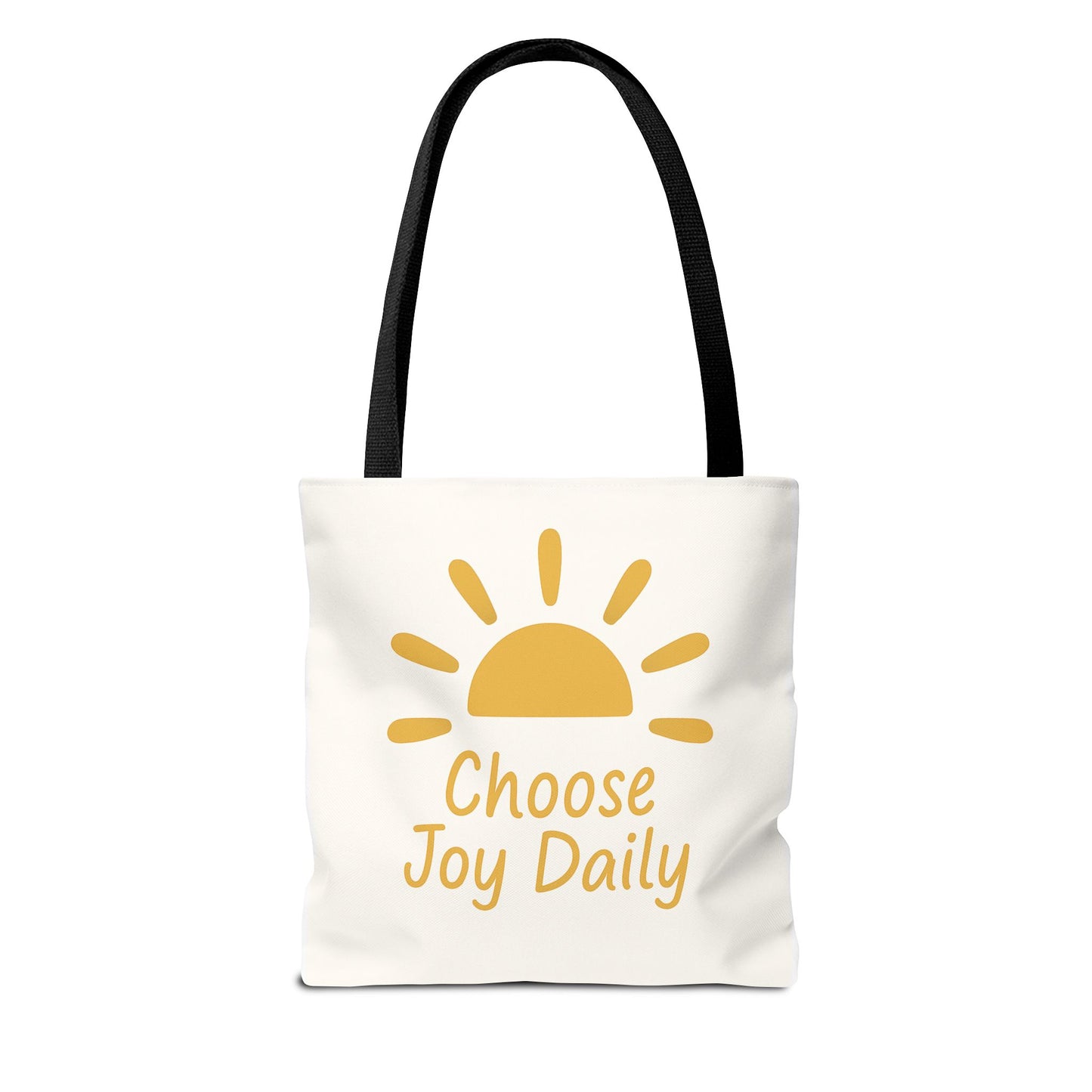 Choose Joy Daily Tote Bag — Sunny Inspirational Canvas Tote