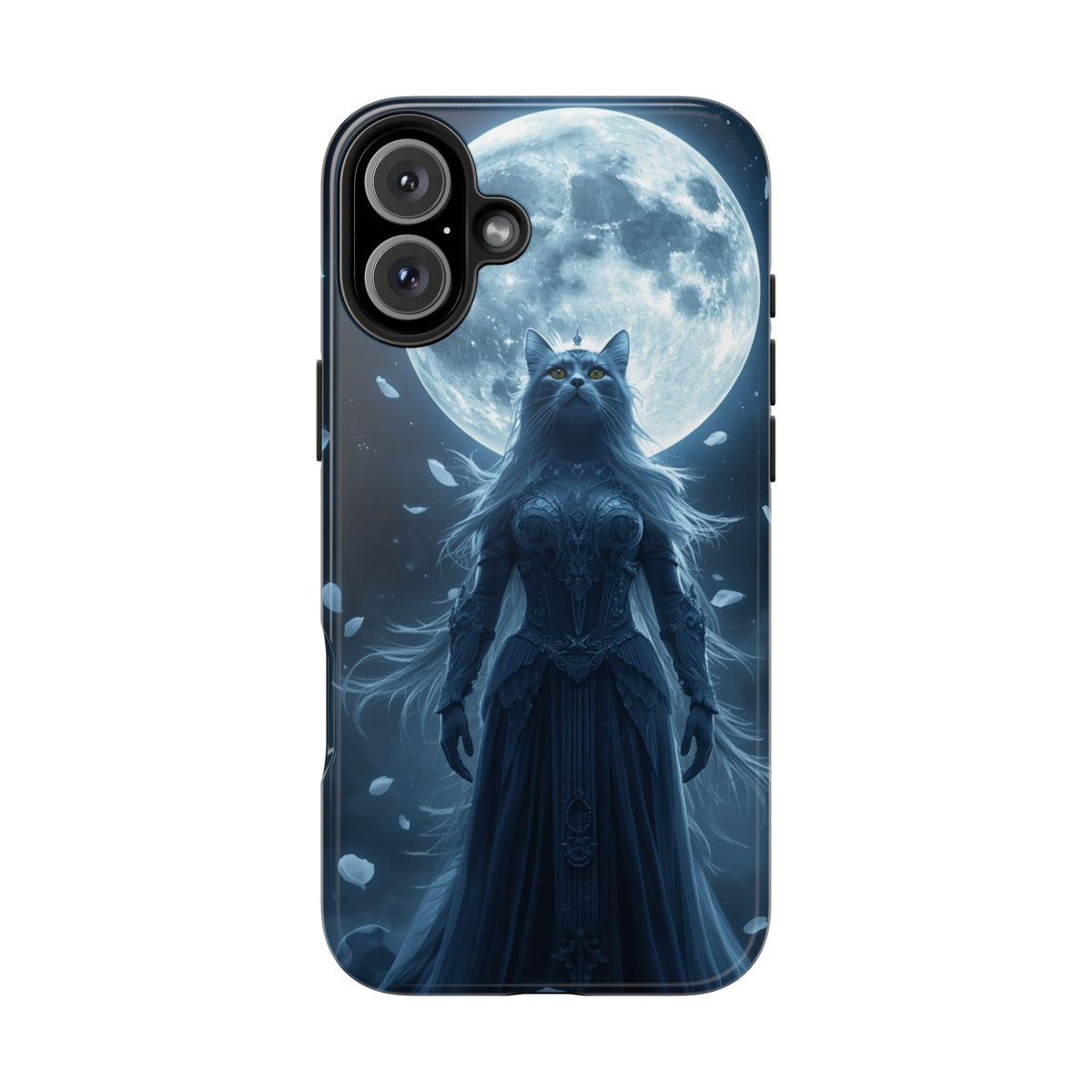 Moonlit Cat Goddess Phone Case