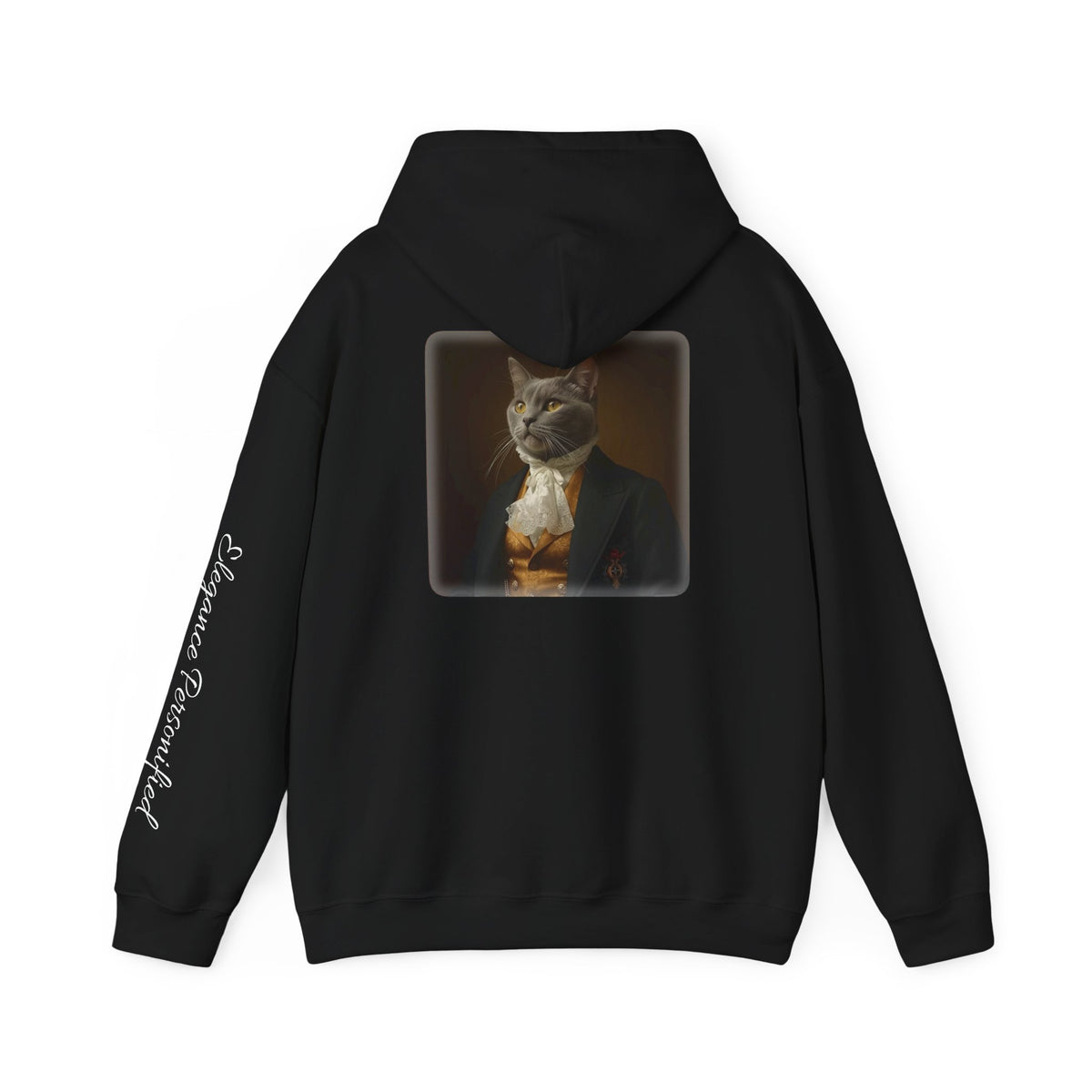 "Born Noble" Cat Hoodie