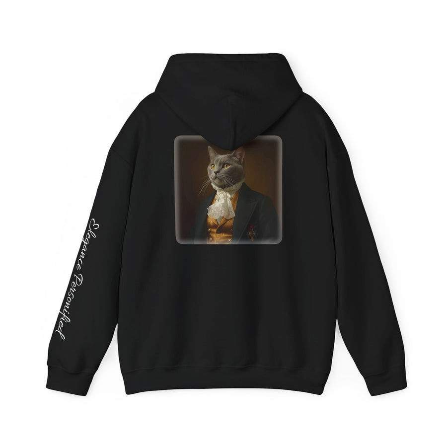 "Born Noble" Cat Hoodie