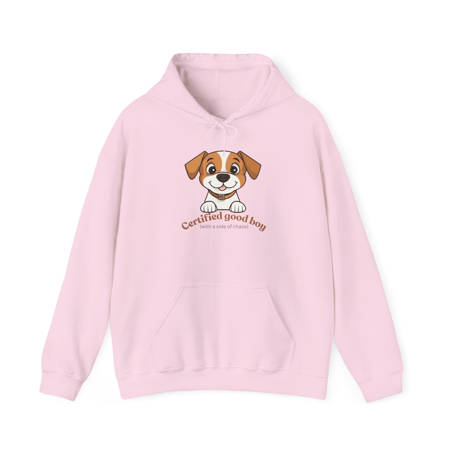 Certified Good Boy Hoodie — Cute Puppy Graphic Sweatshirt for Dog Lovers
