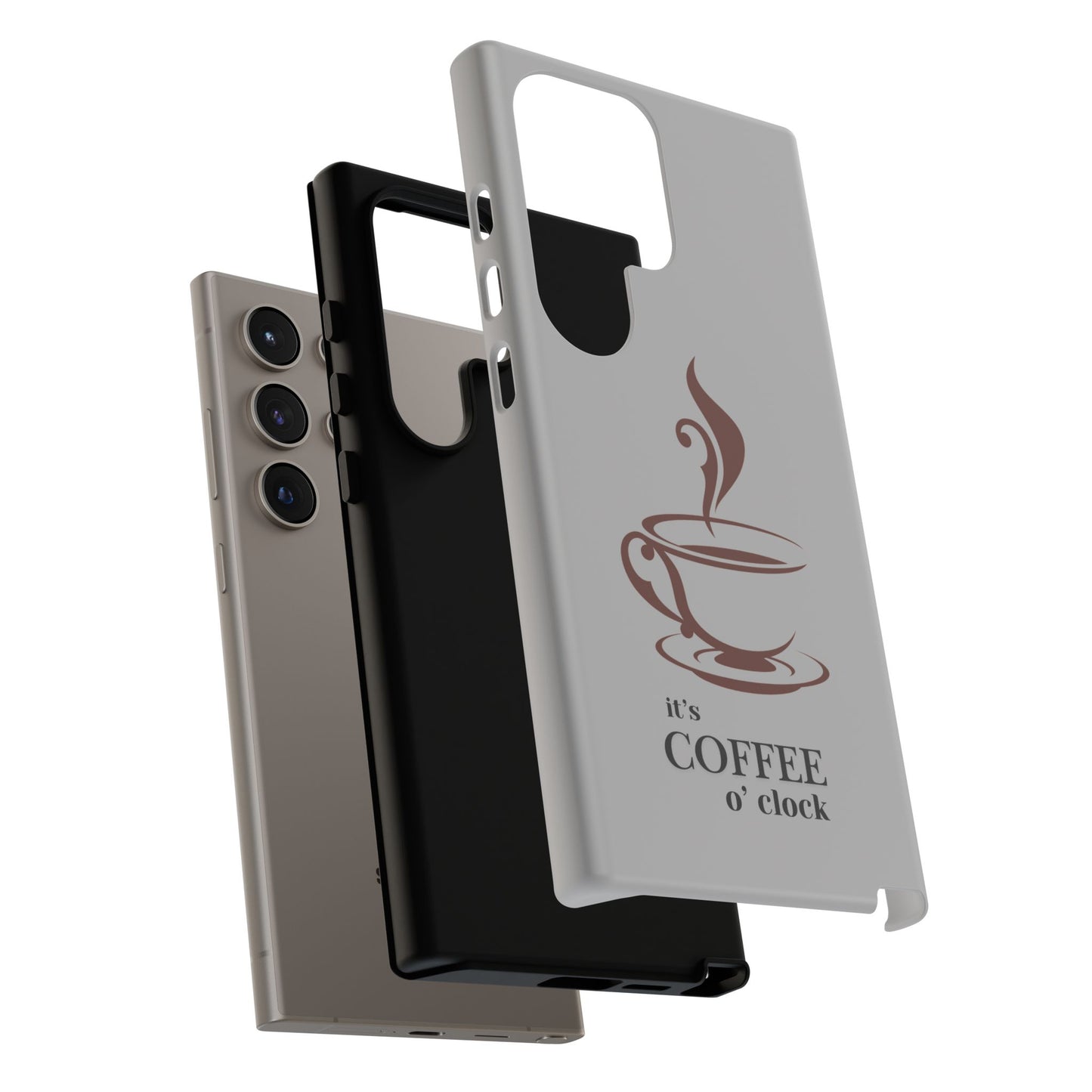 Coffee O'Clock Phone Case – Cute Coffee Cup Protective Phone Cover