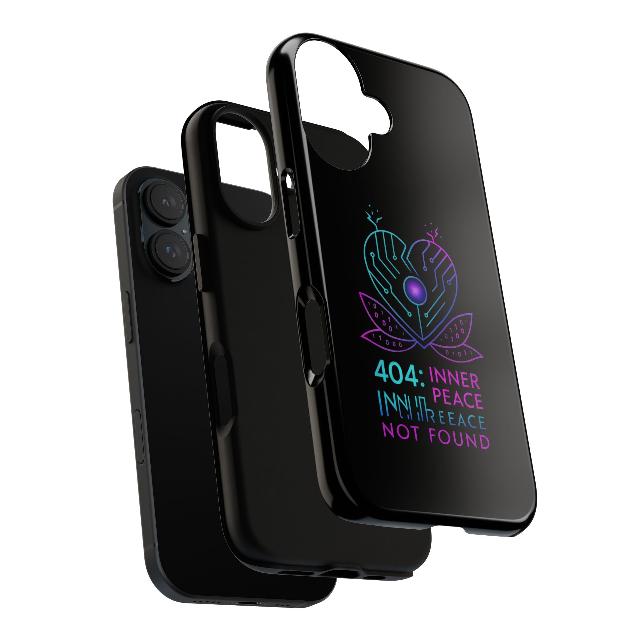 404 Inner Peace Phone Case | Tough Cases, Tech Accessories, Gift for Her, Cool Phone Cover, Unique Smartphone Case