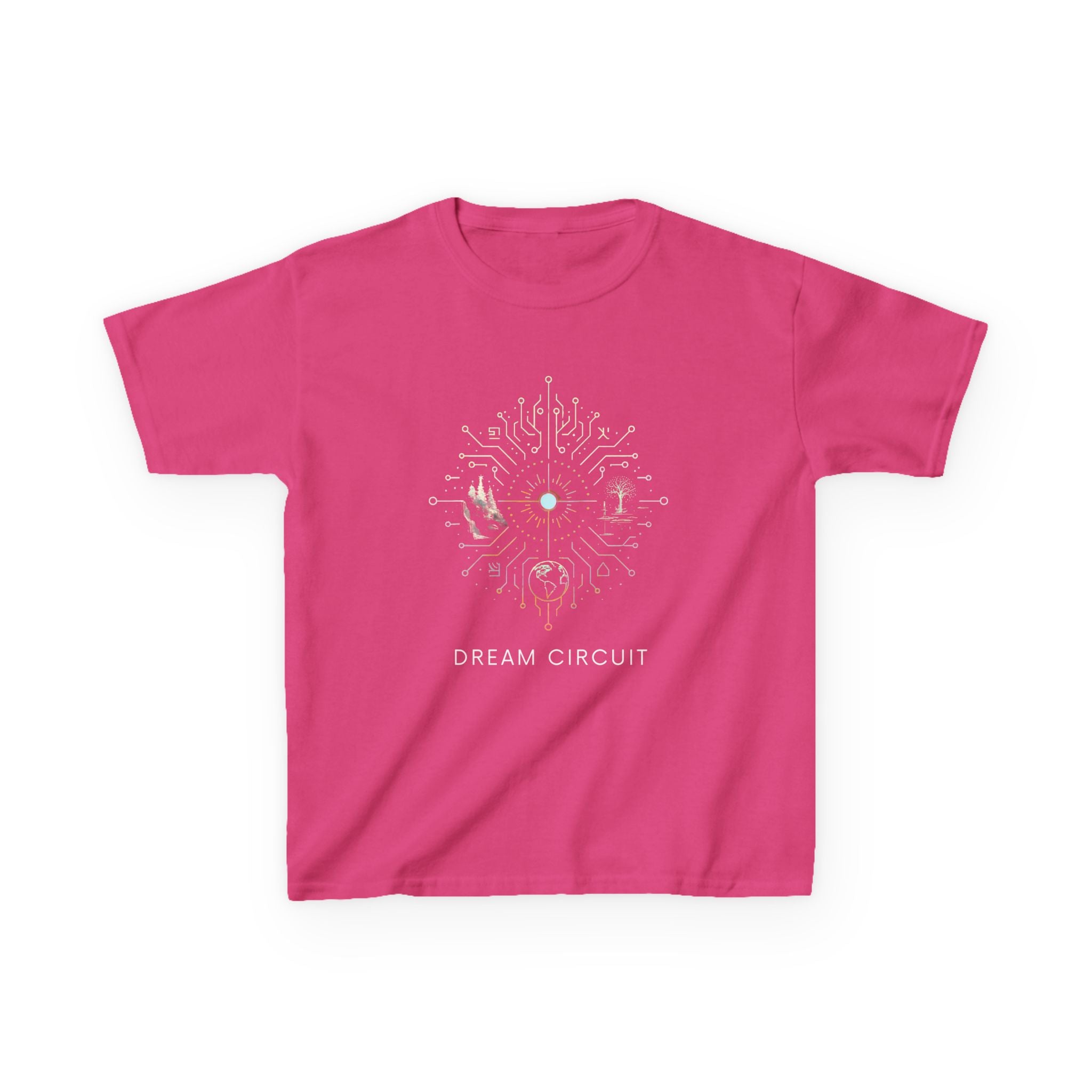 Dream Circuit Kids Tee - Cool Graphic T-Shirt for Creative Minds, Perfect for Birthdays, Everyday Wear, School Events, Gift Ideas