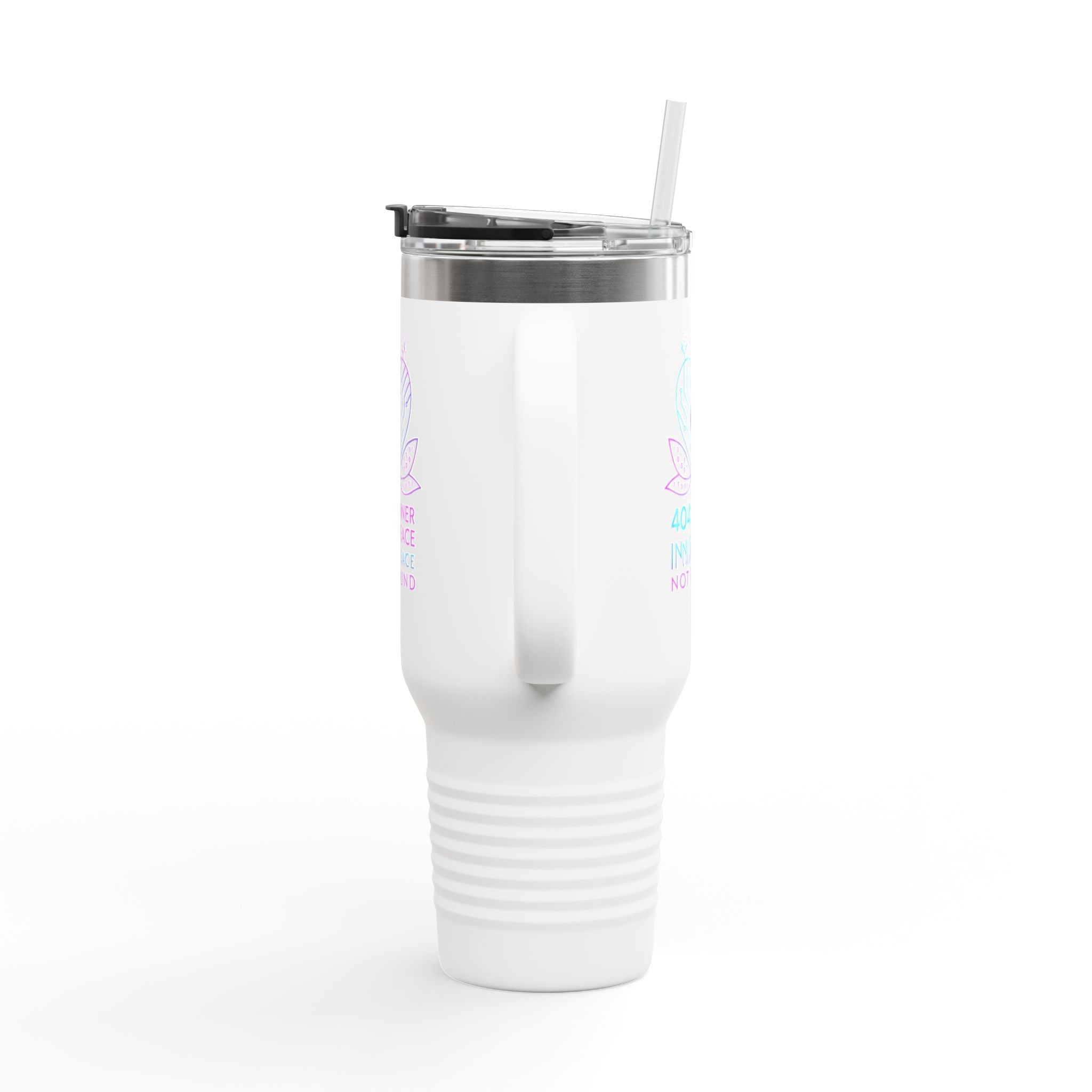 Insulated Travel Mug with Inner Peace Design - 40oz Coffee Cup, Motivational Drinkware, Unique Gift for Her, Travel Accessories, [...]