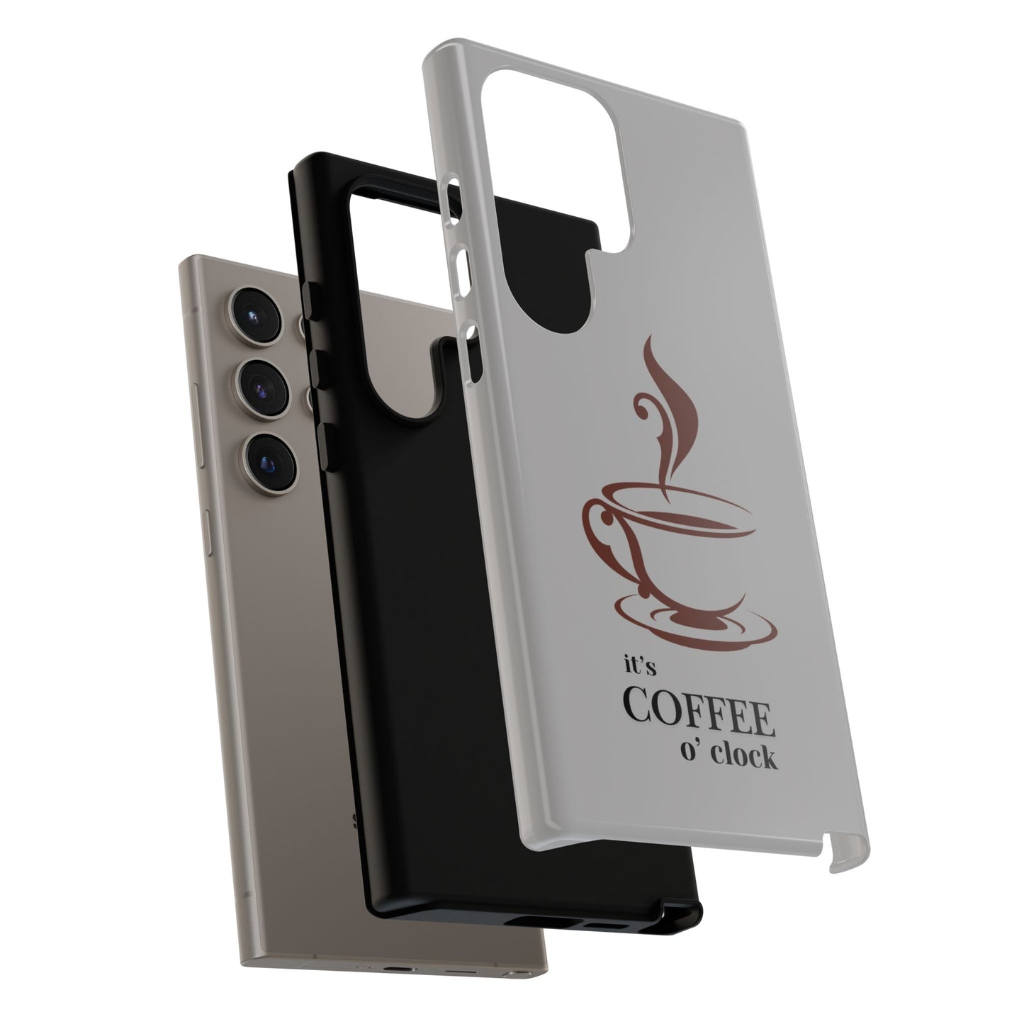 Coffee O'Clock Phone Case – Cute Coffee Cup Protective Phone Cover