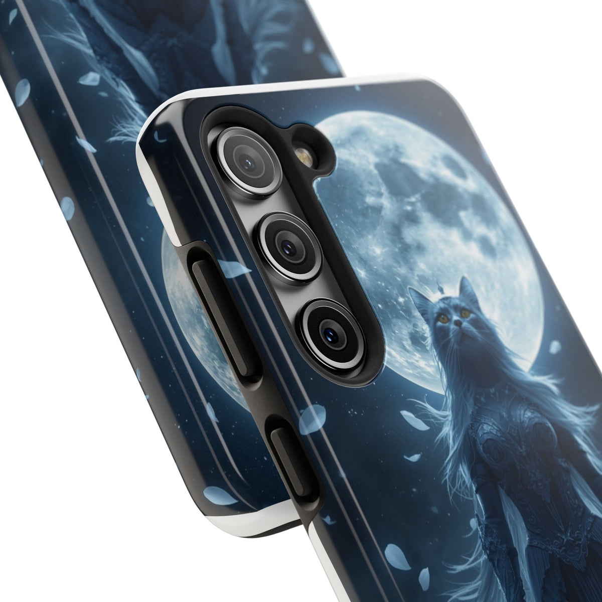 Moonlit Cat Goddess Phone Case