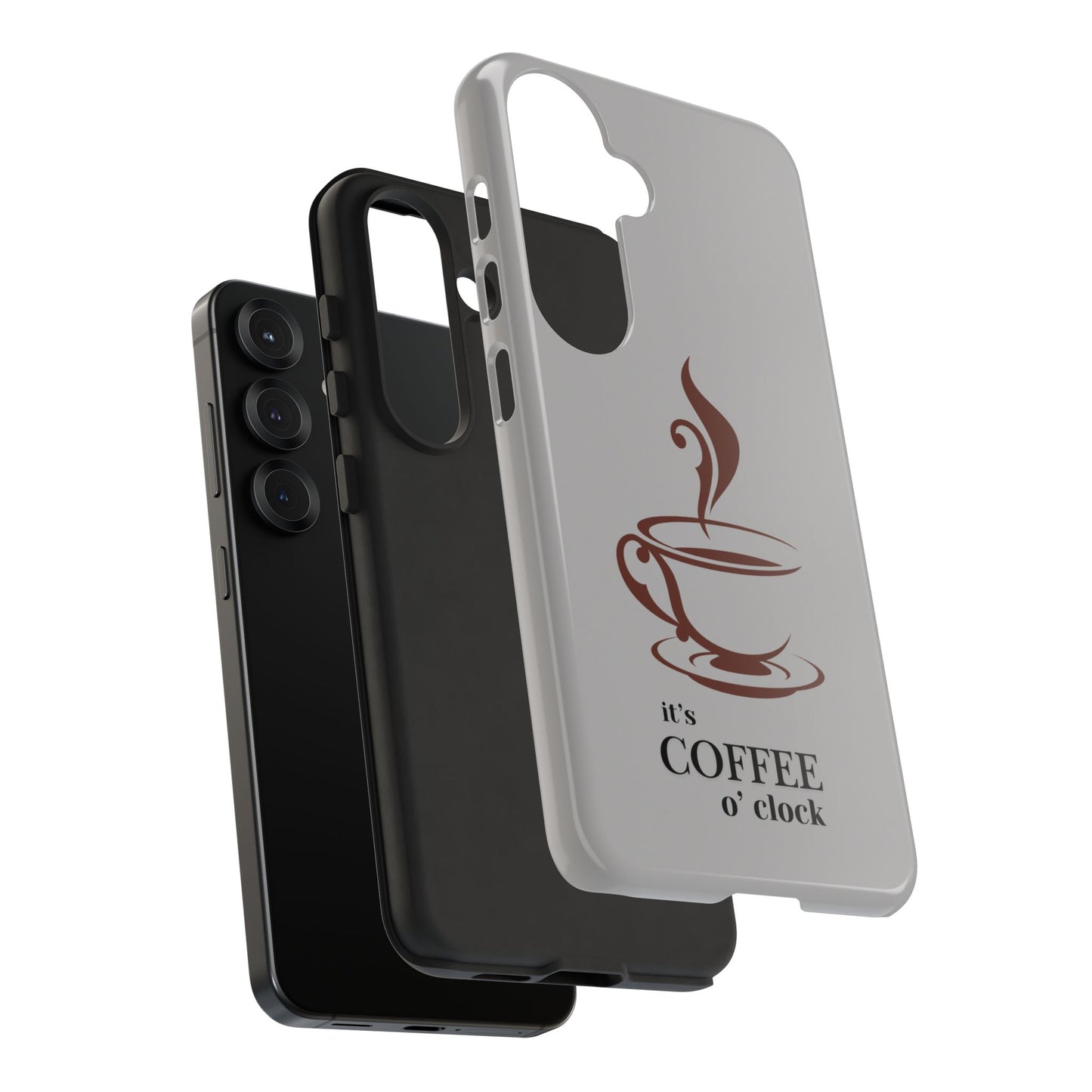 Coffee O'Clock Phone Case – Cute Coffee Cup Protective Phone Cover