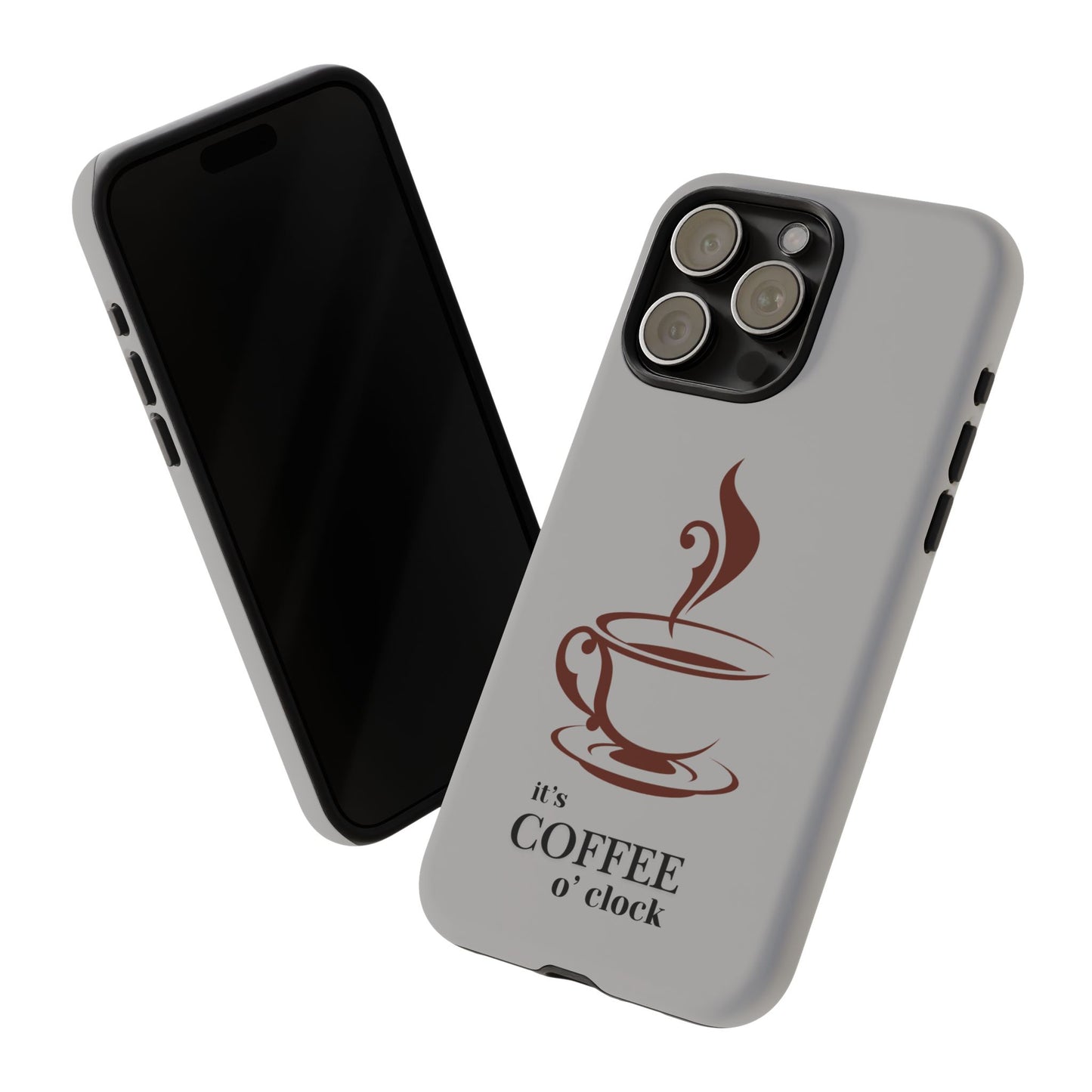 Coffee O'Clock Phone Case – Cute Coffee Cup Protective Phone Cover