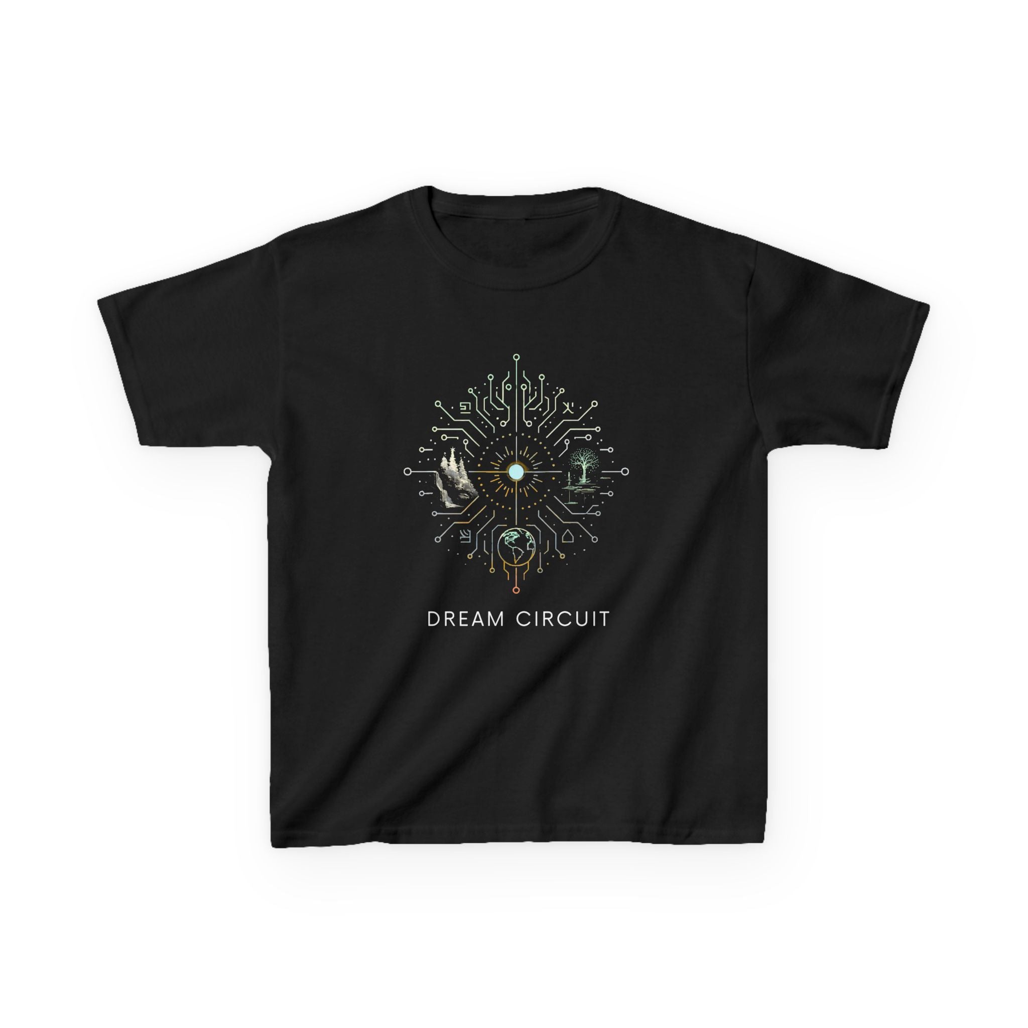 Dream Circuit Kids Tee - Cool Graphic T-Shirt for Creative Minds, Perfect for Birthdays, Everyday Wear, School Events, Gift Ideas