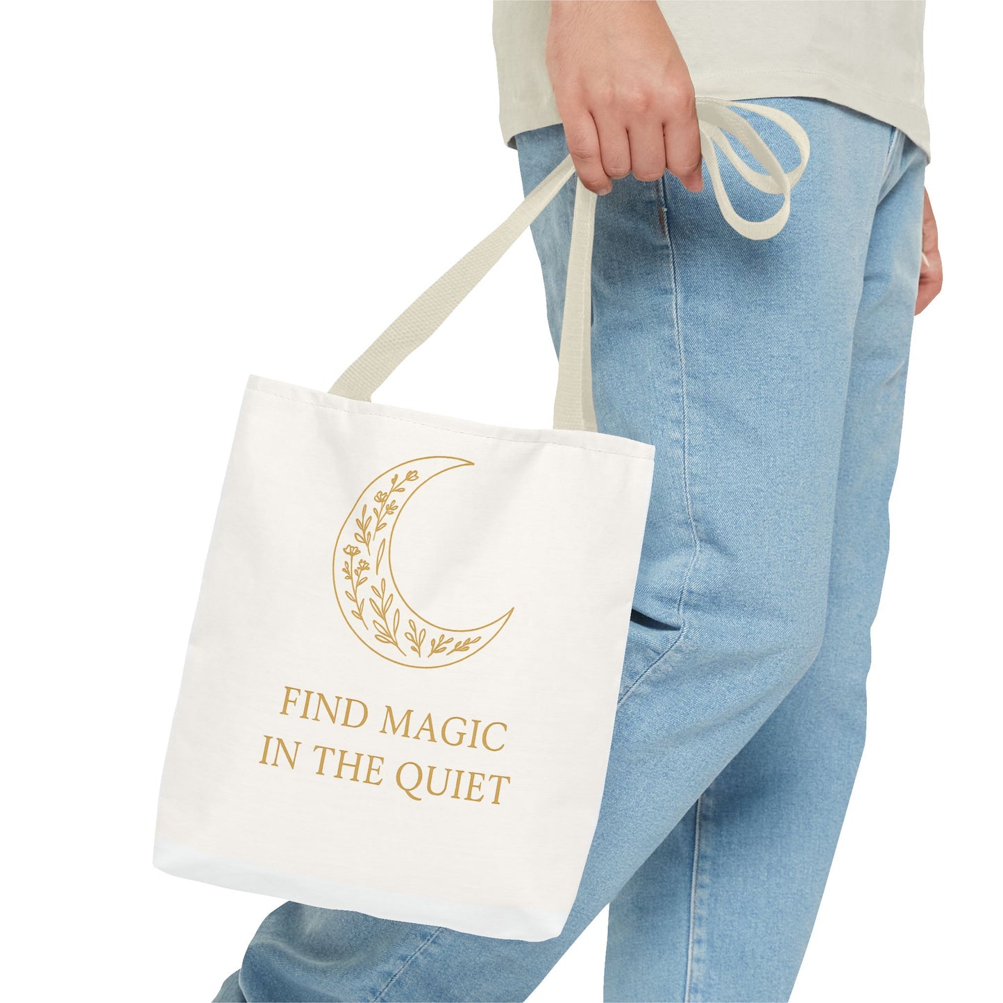 Find Magic In The Quiet Crescent Moon Tote