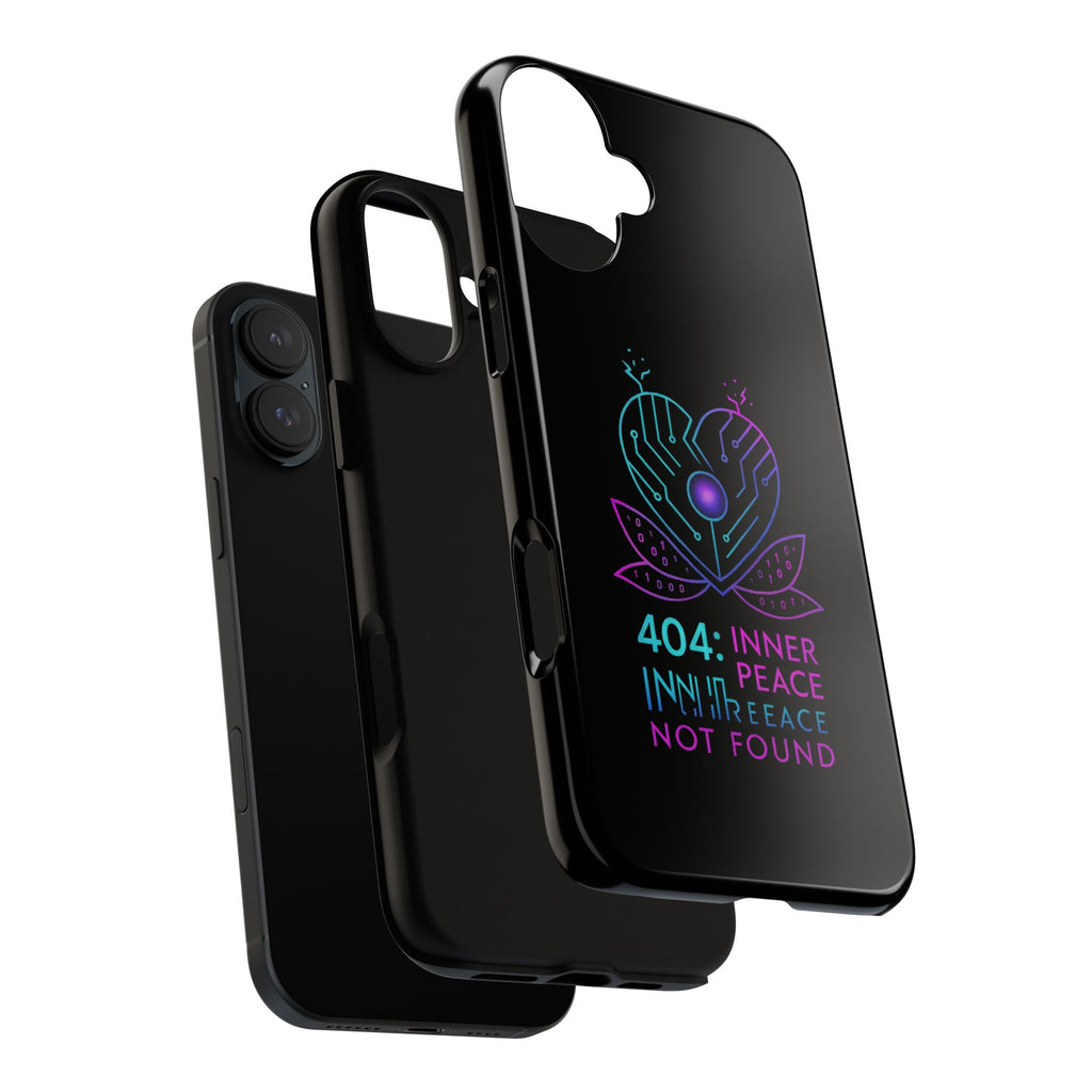 404 Inner Peace Phone Case | Tough Cases, Tech Accessories, Gift for Her, Cool Phone Cover, Unique Smartphone Case