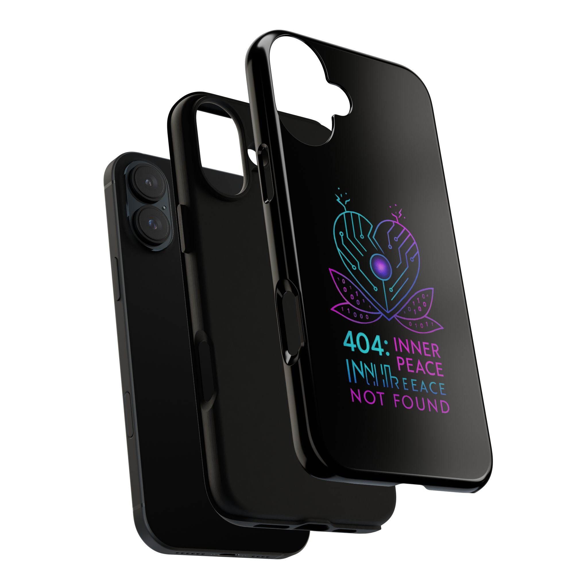 404 Inner Peace Phone Case | Tough Cases, Tech Accessories, Gift for Her, Cool Phone Cover, Unique Smartphone Case