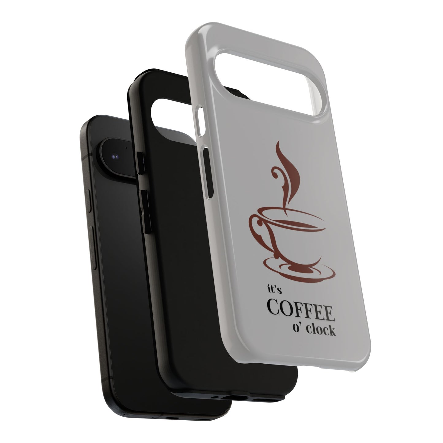 Coffee O'Clock Phone Case – Cute Coffee Cup Protective Phone Cover