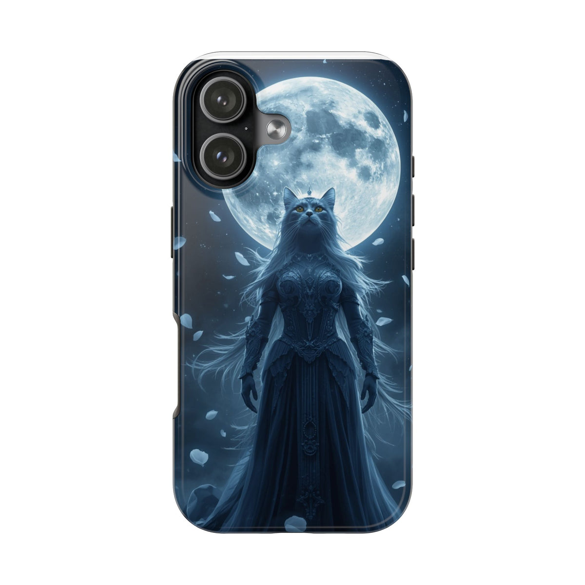 Moonlit Cat Goddess Phone Case