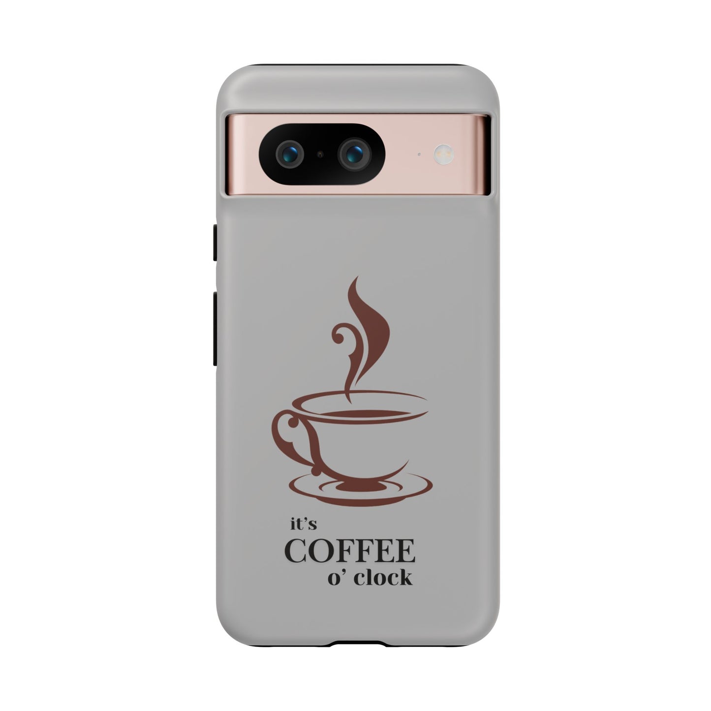 Coffee O'Clock Phone Case – Cute Coffee Cup Protective Phone Cover
