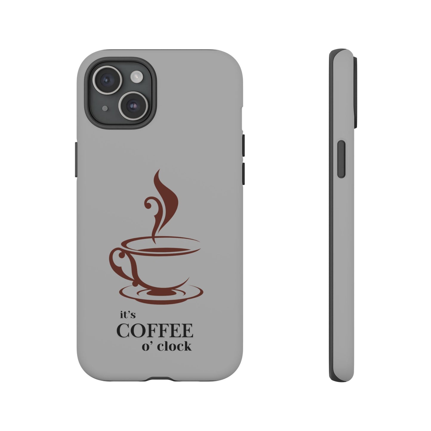 Coffee O'Clock Phone Case – Cute Coffee Cup Protective Phone Cover