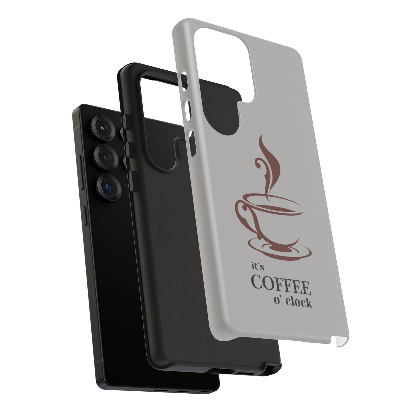 Coffee O'Clock Phone Case – Cute Coffee Cup Protective Phone Cover