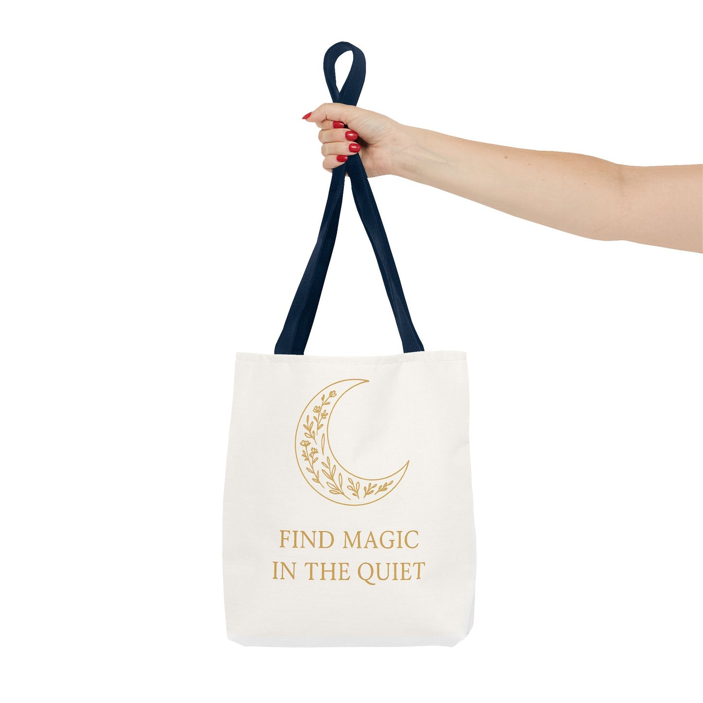 Find Magic In The Quiet Crescent Moon Tote