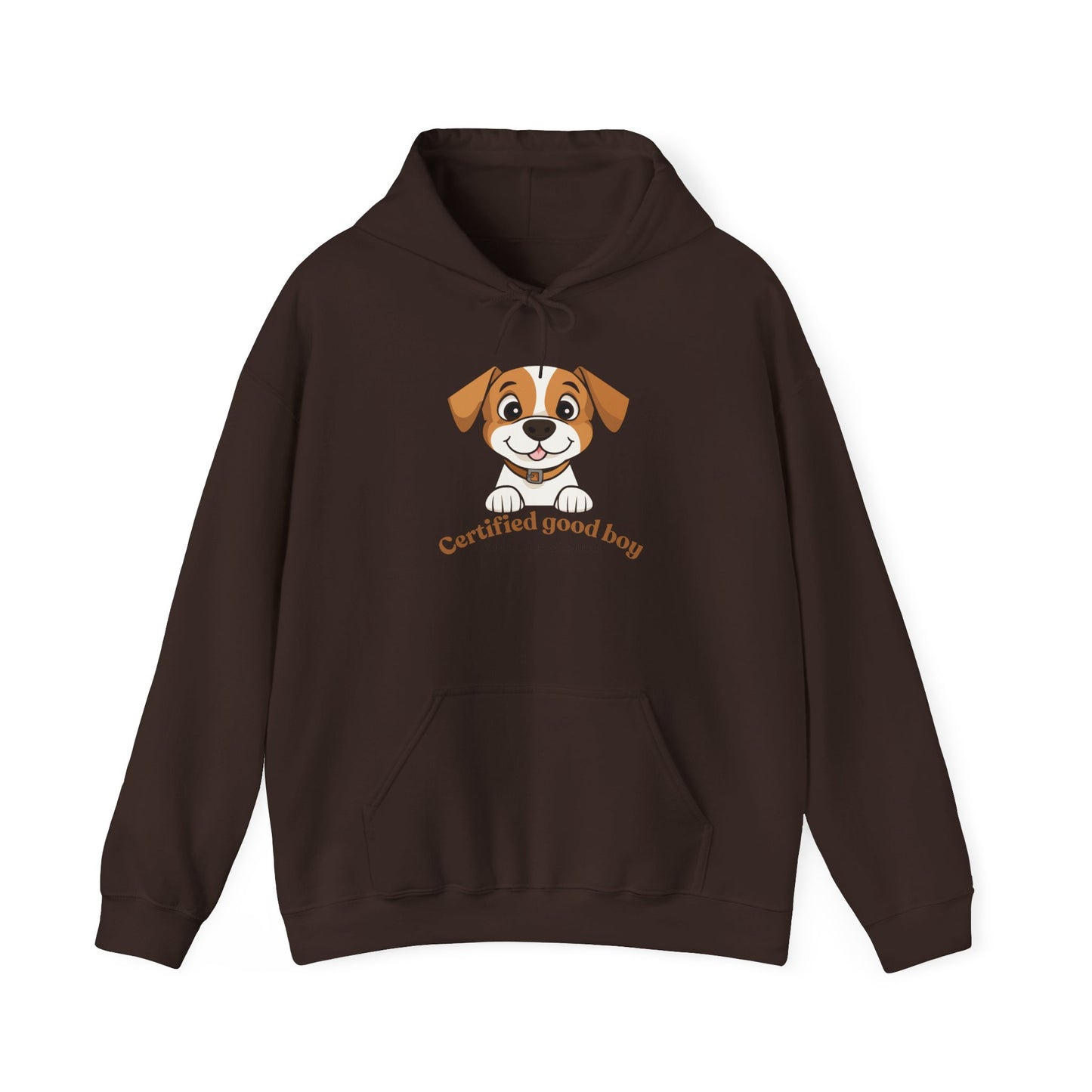 Certified Good Boy Hoodie — Cute Puppy Graphic Sweatshirt for Dog Lovers