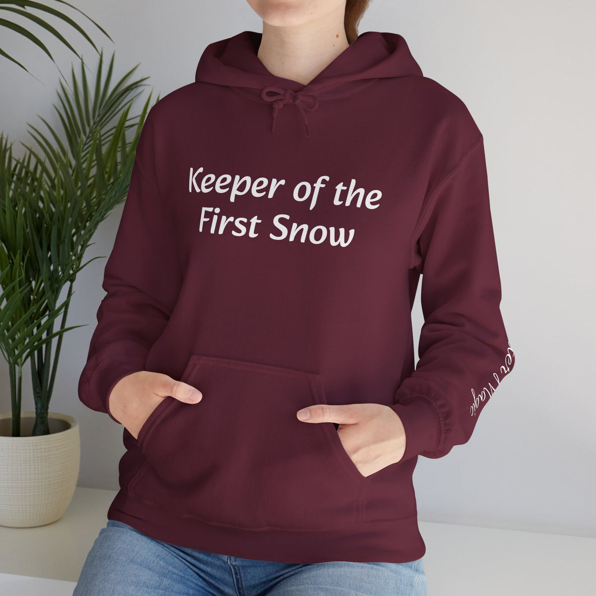 "Keeper of the First Snow" Fantasy Winter Hoodie