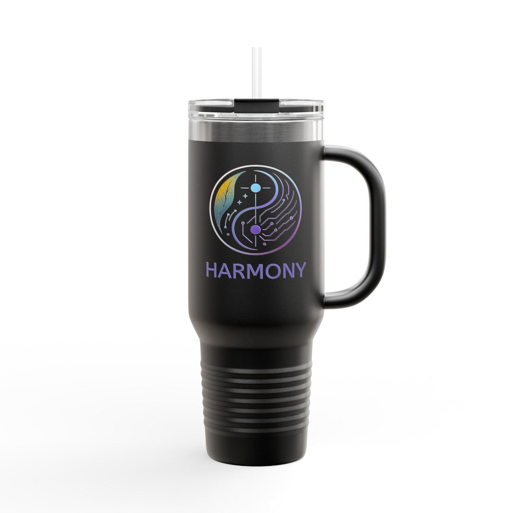 Harmony Insulated Travel Mug, 40oz – Perfect for Coffee Lovers, Eco-Friendly Drinkware, Yoga Gifts, Travel Companion, Outdoor Adventures