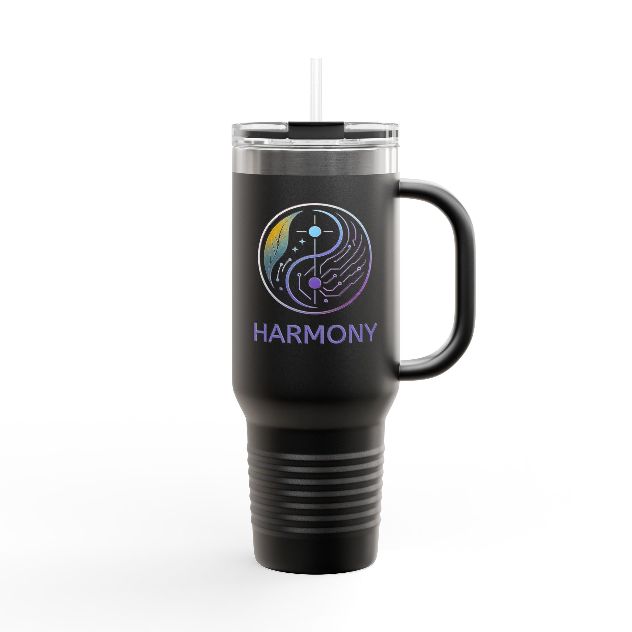 Harmony Insulated Travel Mug, 40oz – Perfect for Coffee Lovers, Eco-Friendly Drinkware, Yoga Gifts, Travel Companion, Outdoor Adventures