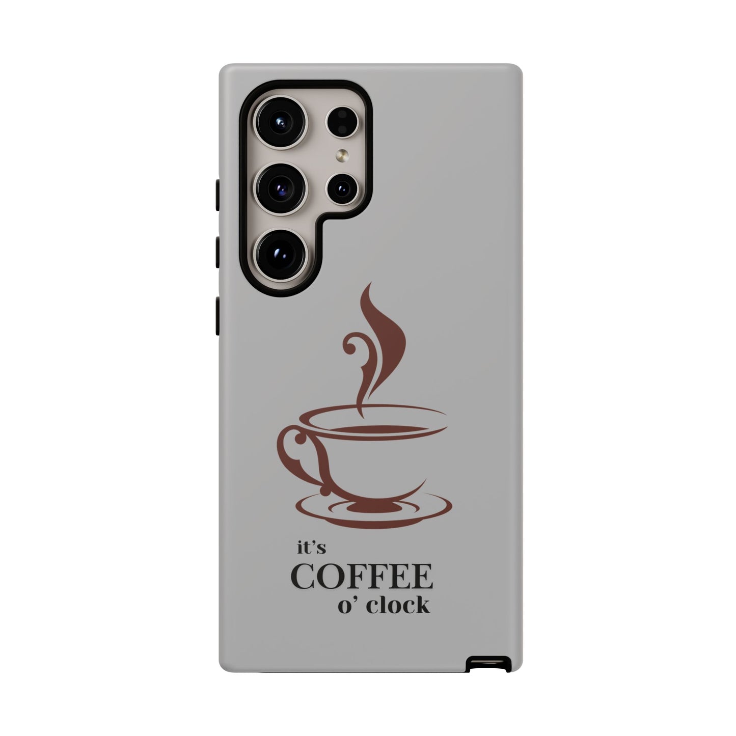 Coffee O'Clock Phone Case – Cute Coffee Cup Protective Phone Cover