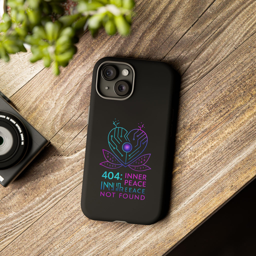404 Inner Peace Phone Case | Tough Cases, Tech Accessories, Gift for Her, Cool Phone Cover, Unique Smartphone Case