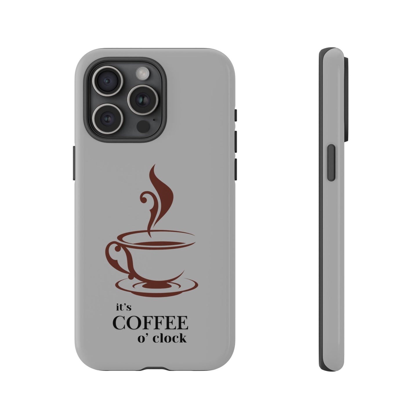Coffee O'Clock Phone Case – Cute Coffee Cup Protective Phone Cover