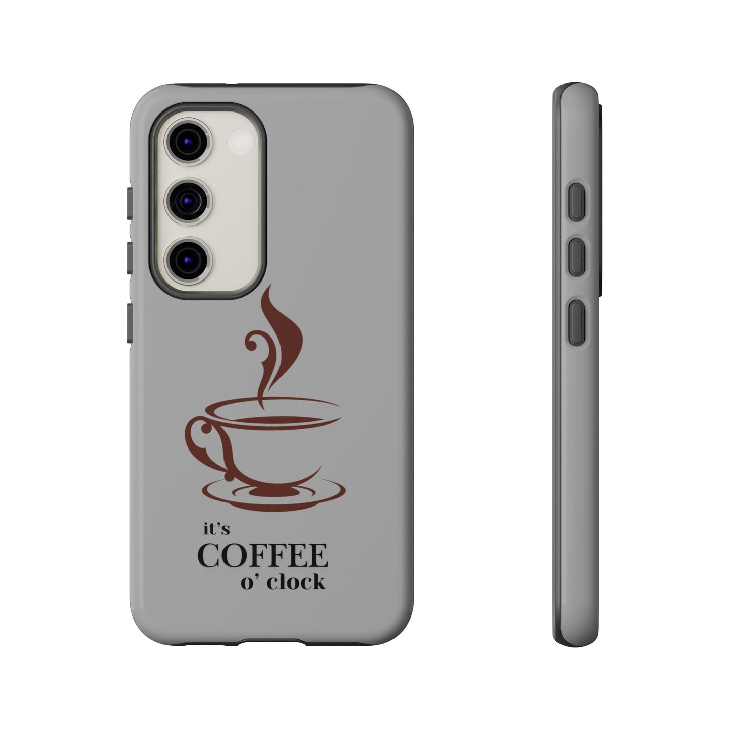 Coffee O'Clock Phone Case – Cute Coffee Cup Protective Phone Cover